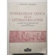 Giovanni Viansino, Introduzione critica alla letteratura latina