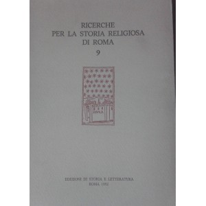 Ricerche per la storia religiosa di Roma